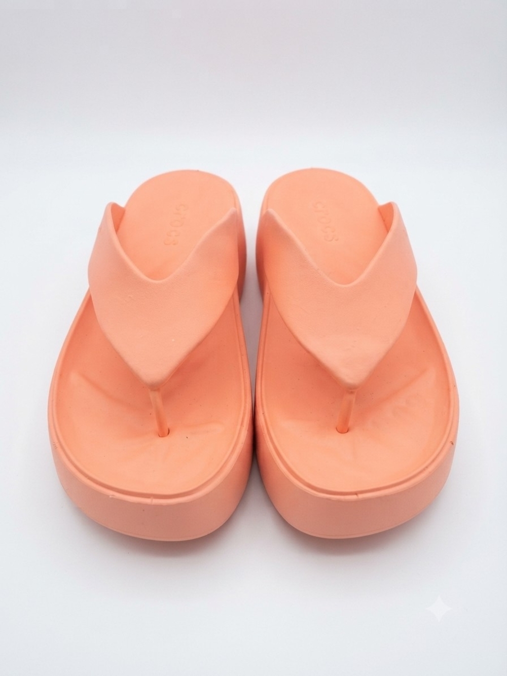 CROCS Coral Platform Thong Sandals